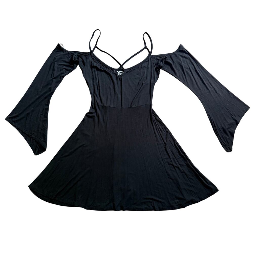 KillStar Skater Seance Dress- Goth Alternative Witch Vampire Black Size Small